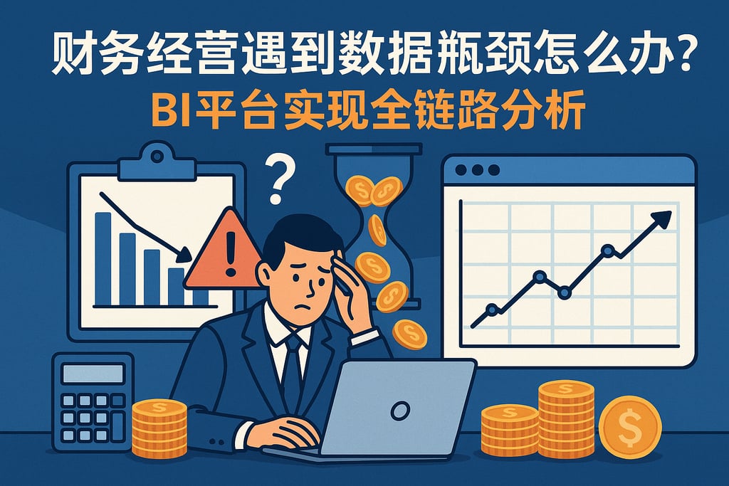 财务经营遇到数据瓶颈怎么办？BI平台实现全链路分析
