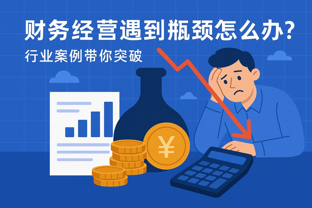 财务经营遇到瓶颈怎么办？行业案例带你突破
