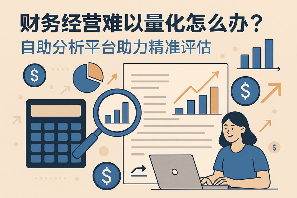 财务经营难以量化怎么办？自助分析平台助力精准评估