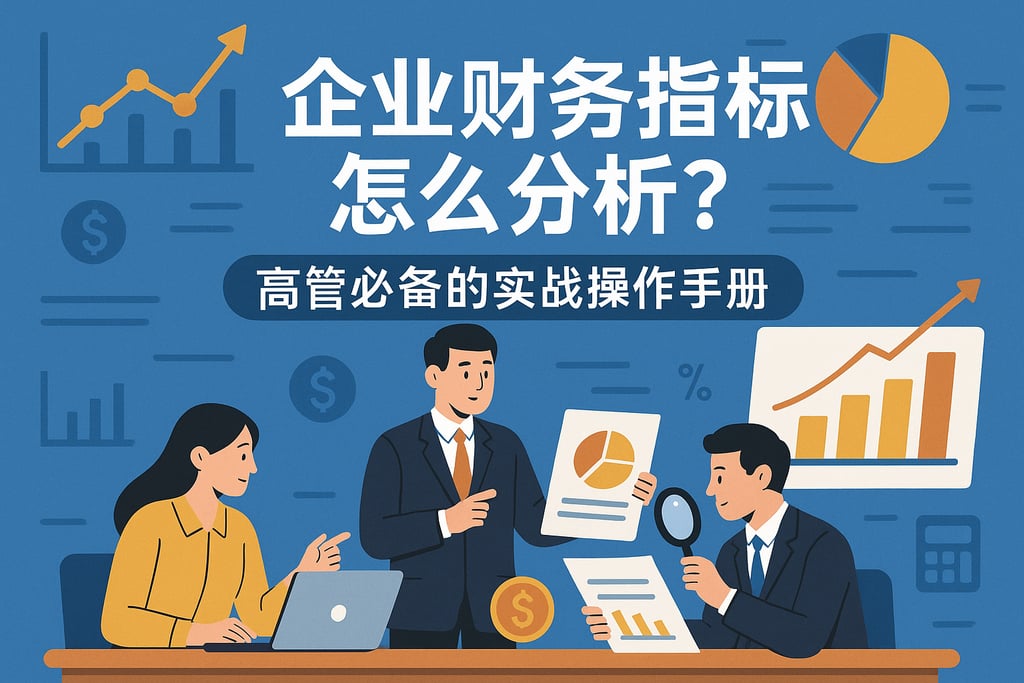 企业财务指标怎么分析？高管必备的实战操作手册
