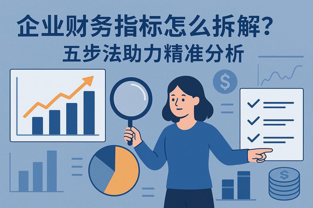 企业财务指标怎么拆解？五步法助力精准分析