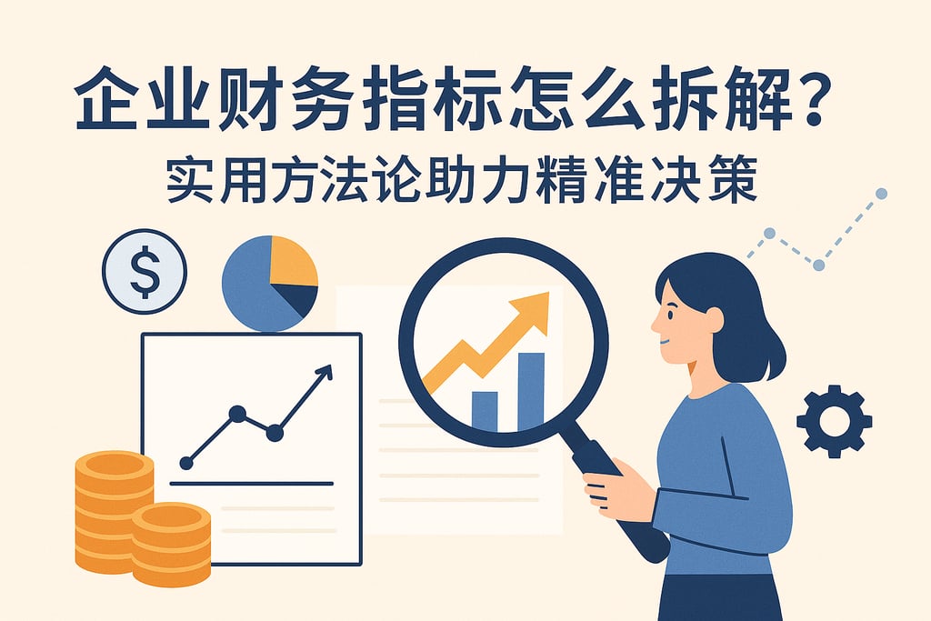 企业财务指标怎么拆解？实用方法论助力精准决策