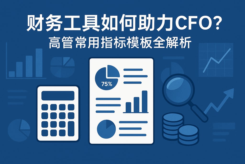 财务工具如何助力CFO？高管常用指标模板全解析
