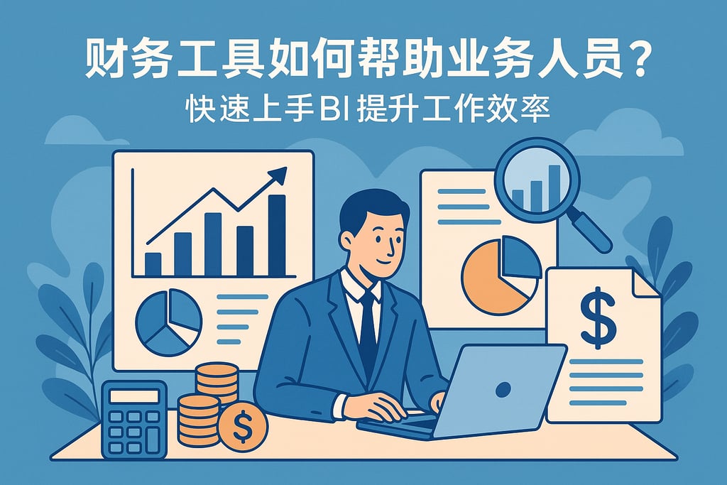 财务工具如何帮助业务人员？快速上手BI提升工作效率