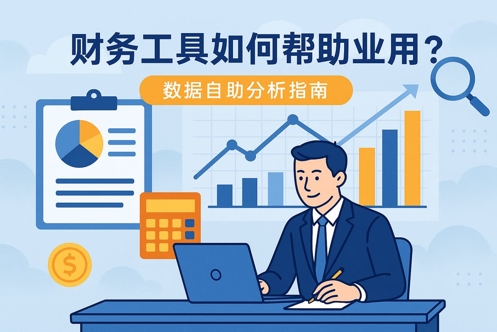 财务工具如何帮助业务人员？数据自助分析指南