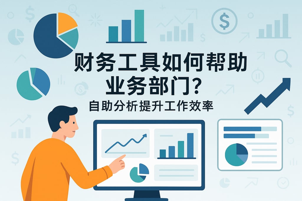 财务工具如何帮助业务部门？自助分析提升工作效率