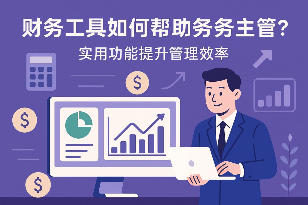 财务工具如何帮助财务主管？实用功能提升管理效率