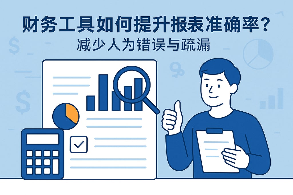 财务工具如何提升报表准确率？减少人为错误与疏漏