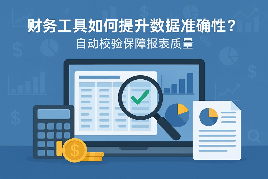 财务工具如何提升数据准确性？自动校验保障报表质量