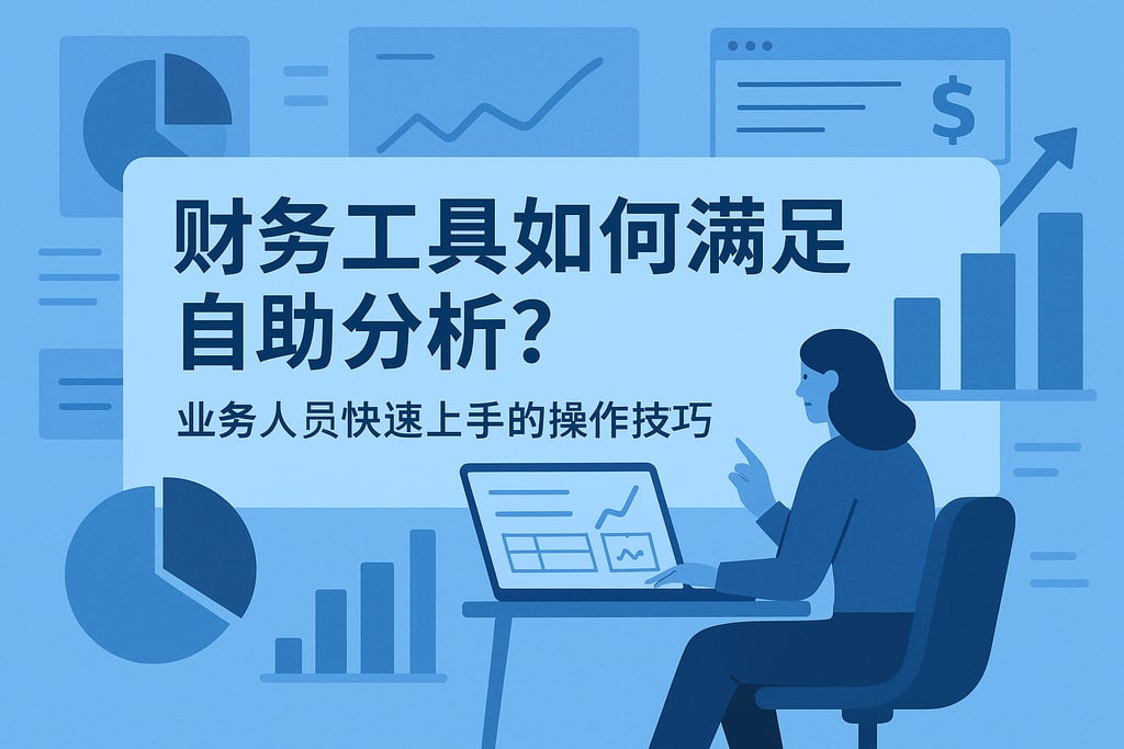 财务工具如何满足自助分析？业务人员快速上手的操作技巧