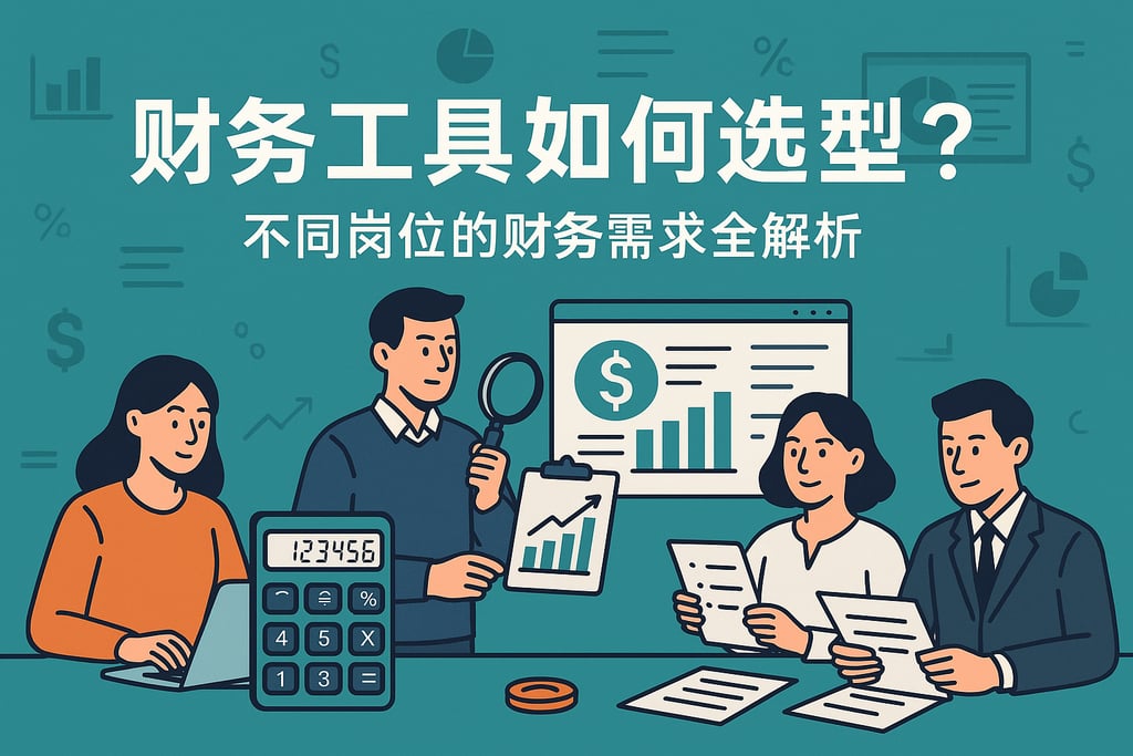 财务工具如何选型？不同岗位的财务需求全解析