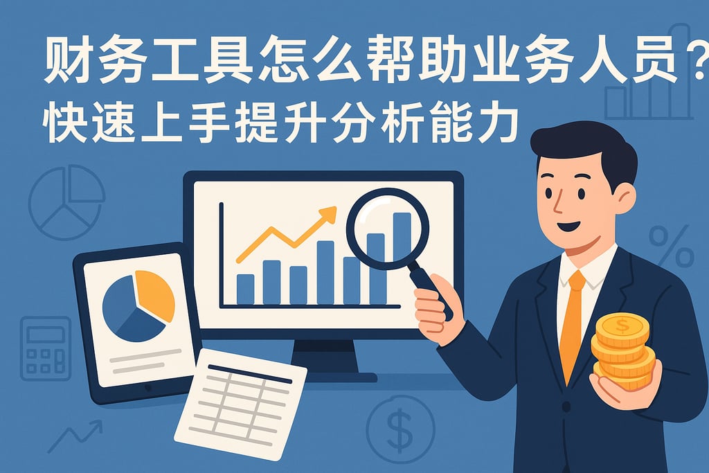 财务工具怎么帮助业务人员？快速上手提升分析能力