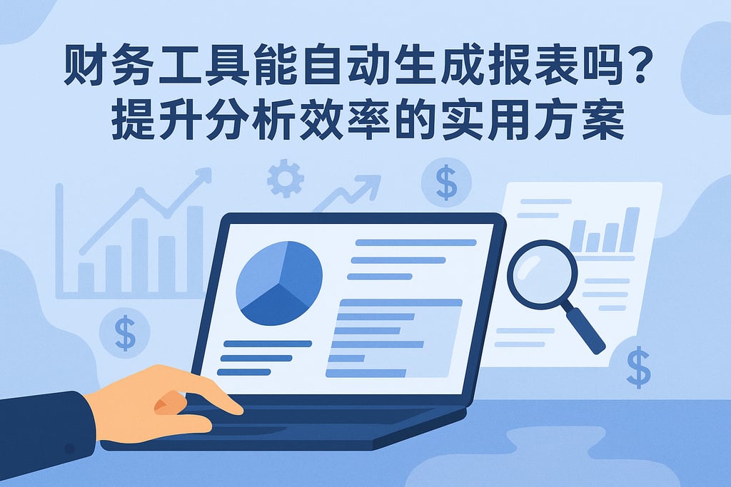 财务工具能自动生成报表吗？提升分析效率的实用方案