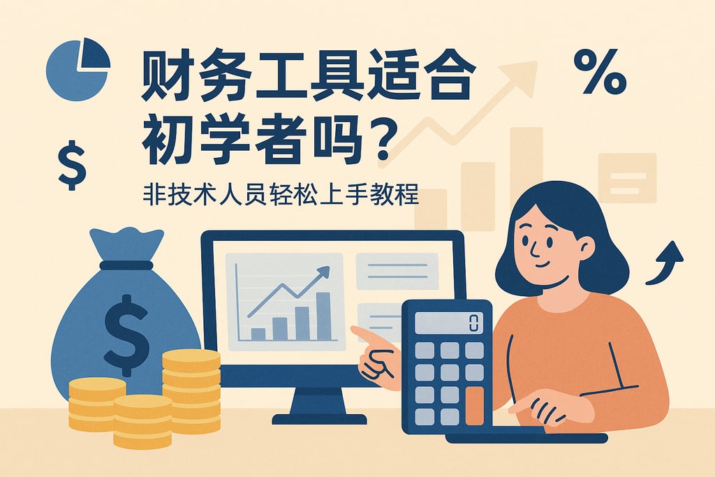 财务工具适合初学者吗？非技术人员轻松上手教程