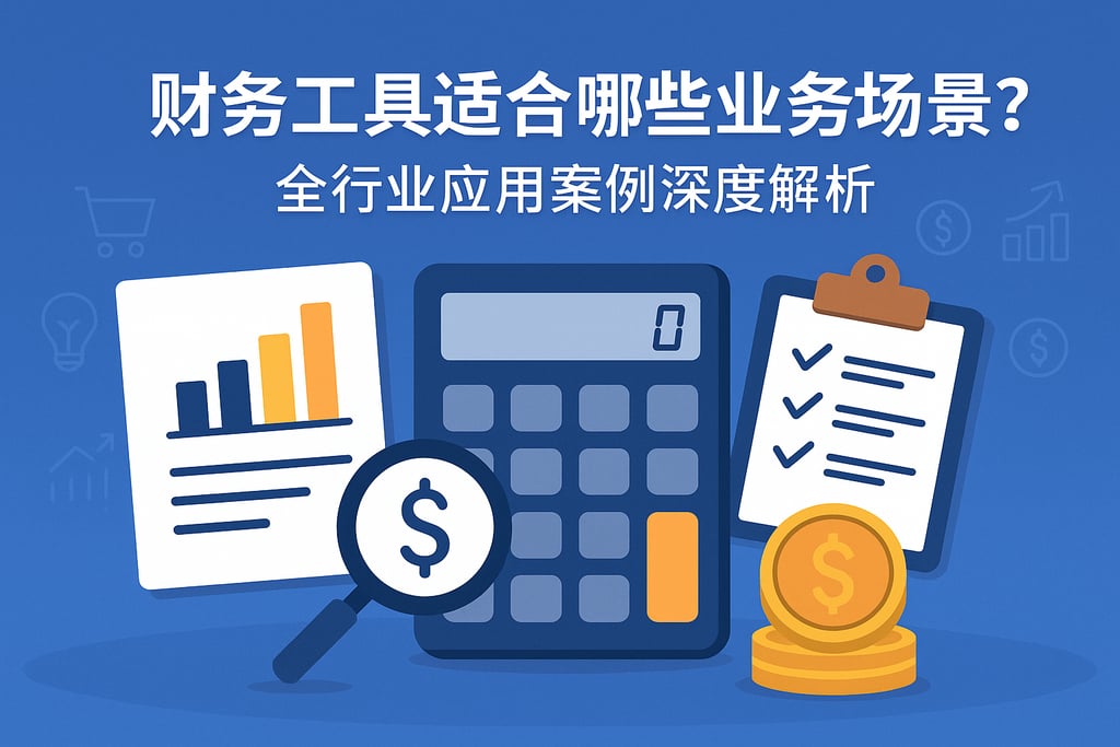 财务工具适合哪些业务场景？全行业应用案例深度解析