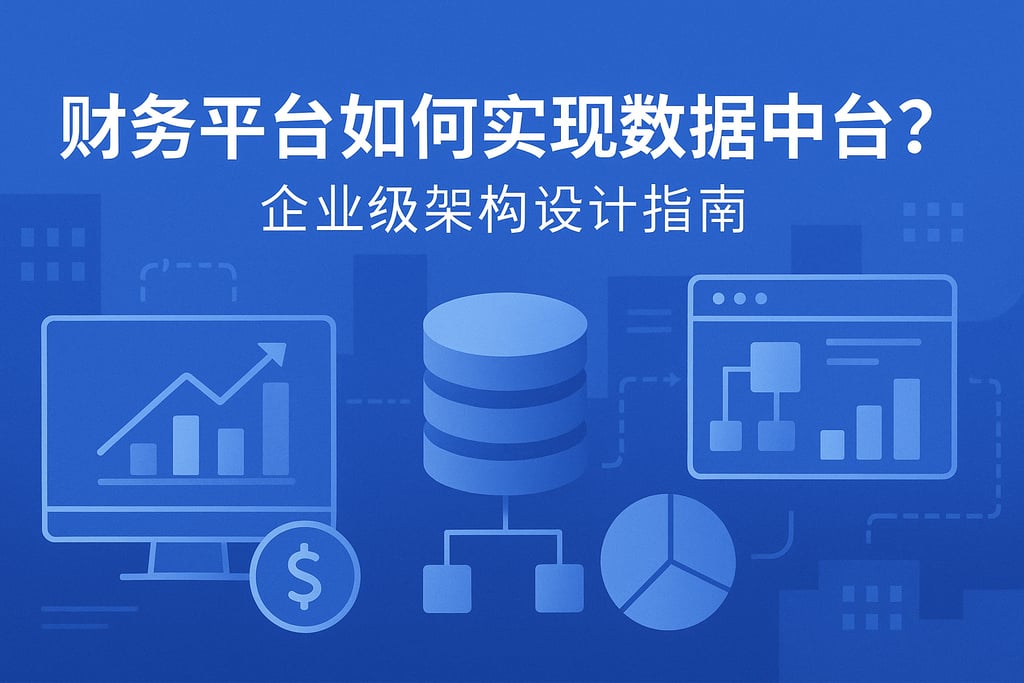 财务平台如何实现数据中台？企业级架构设计指南