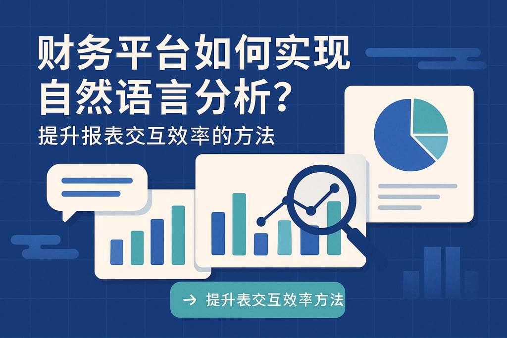 财务平台如何实现自然语言分析？提升报表交互效率的方法