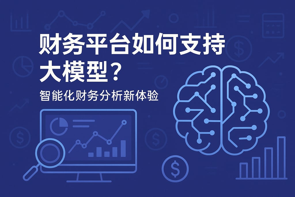 财务平台如何支持大模型？智能化财务分析新体验