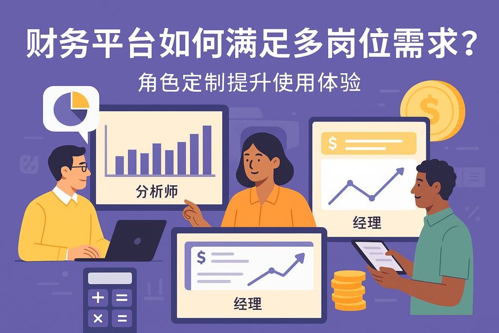 财务平台如何满足多岗位需求？角色定制提升使用体验