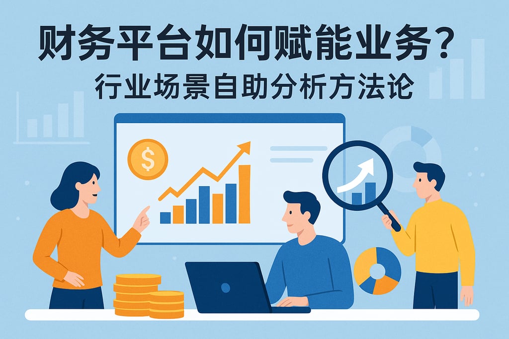 财务平台如何赋能业务？行业场景自助分析方法论