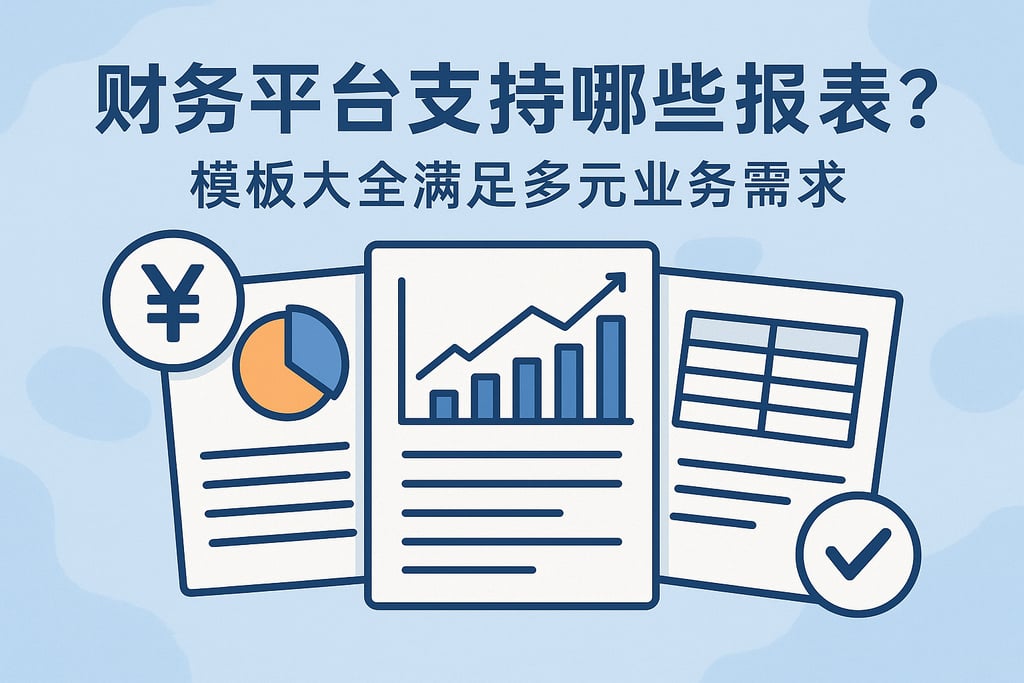 财务平台支持哪些报表？模板大全满足多元业务需求