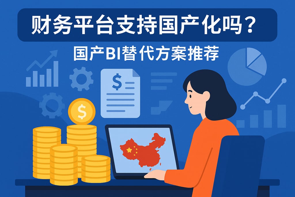 财务平台支持国产化吗？国产BI替代方案推荐
