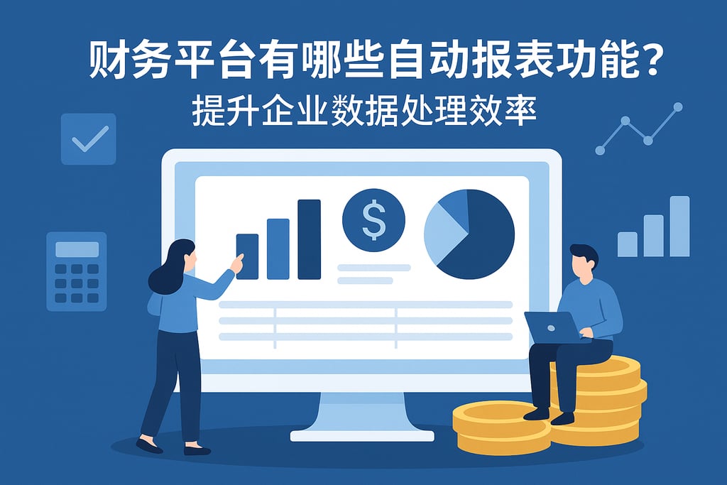 财务平台有哪些自动报表功能？提升企业数据处理效率
