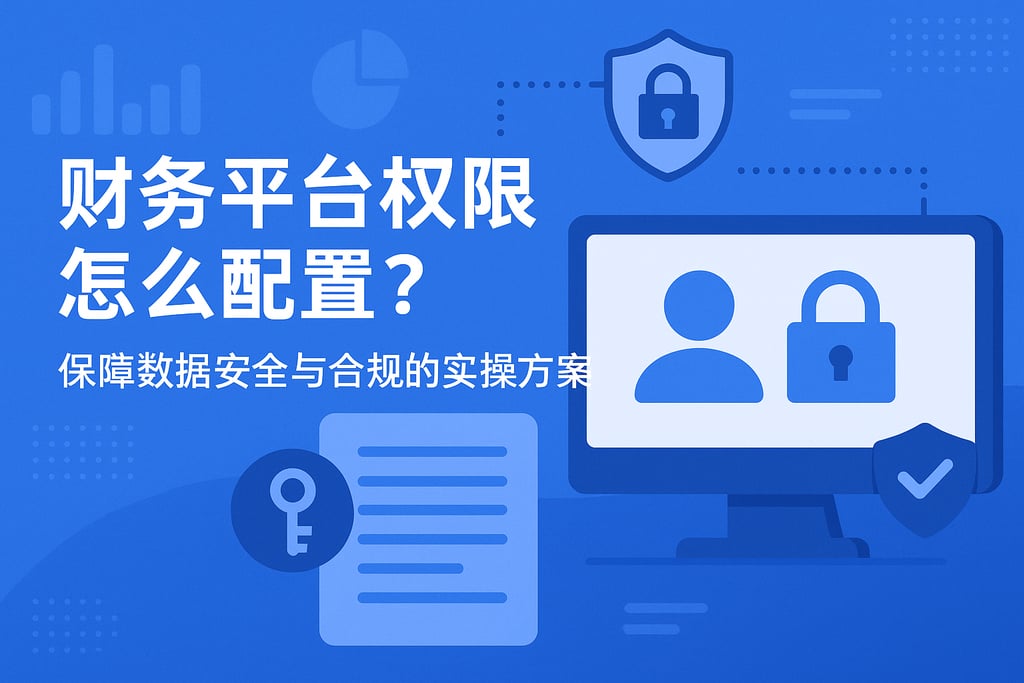 财务平台权限怎么配置？保障数据安全与合规的实操方案