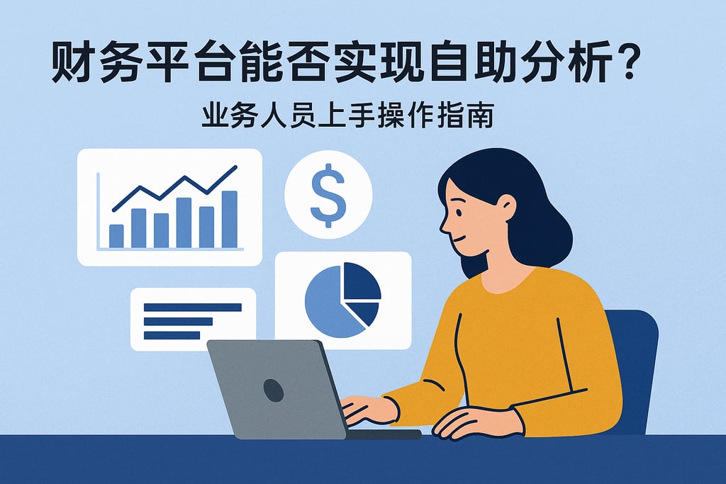 财务平台能否实现自助分析？业务人员上手操作指南