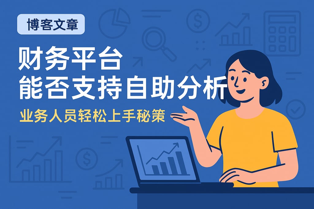 财务平台能否支持自助分析？业务人员轻松上手的秘诀