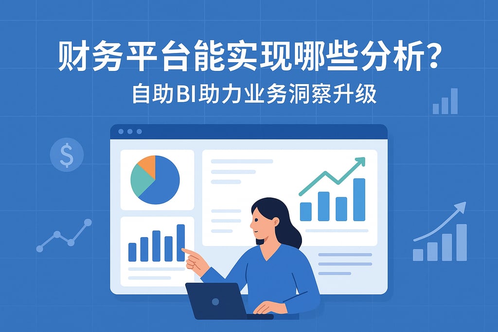 财务平台能实现哪些分析？自助BI助力业务洞察升级
