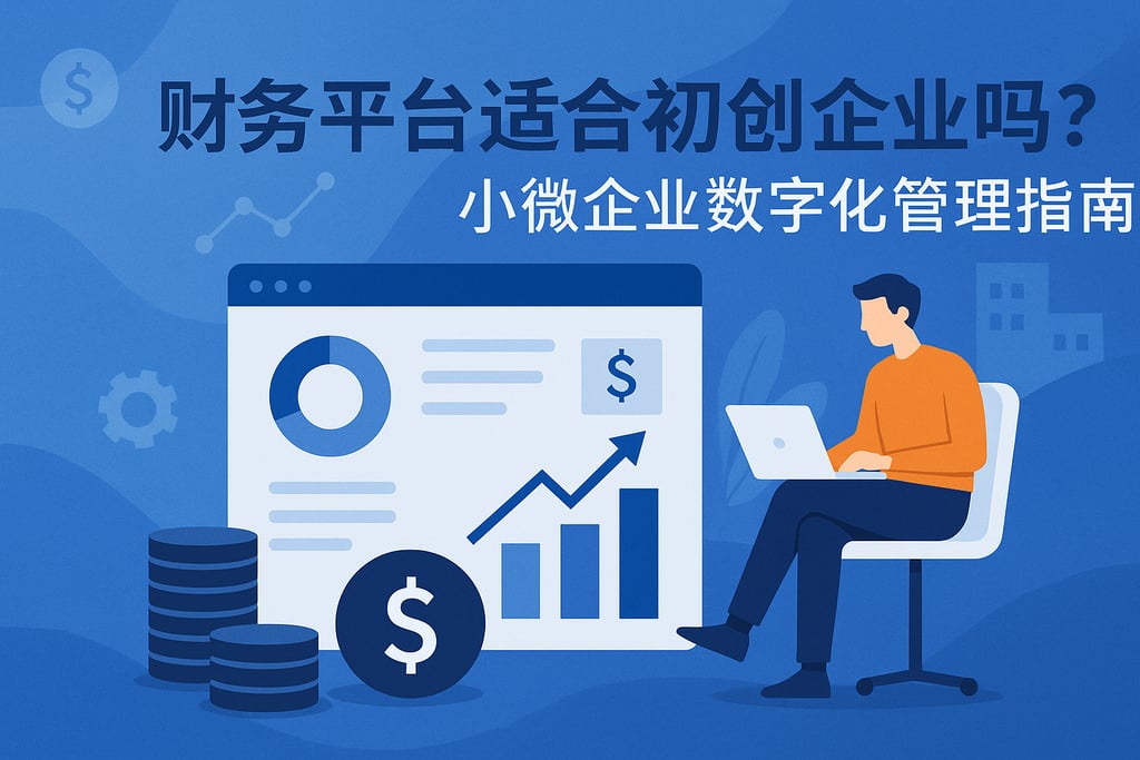 财务平台适合初创企业吗？小微企业数字化管理指南