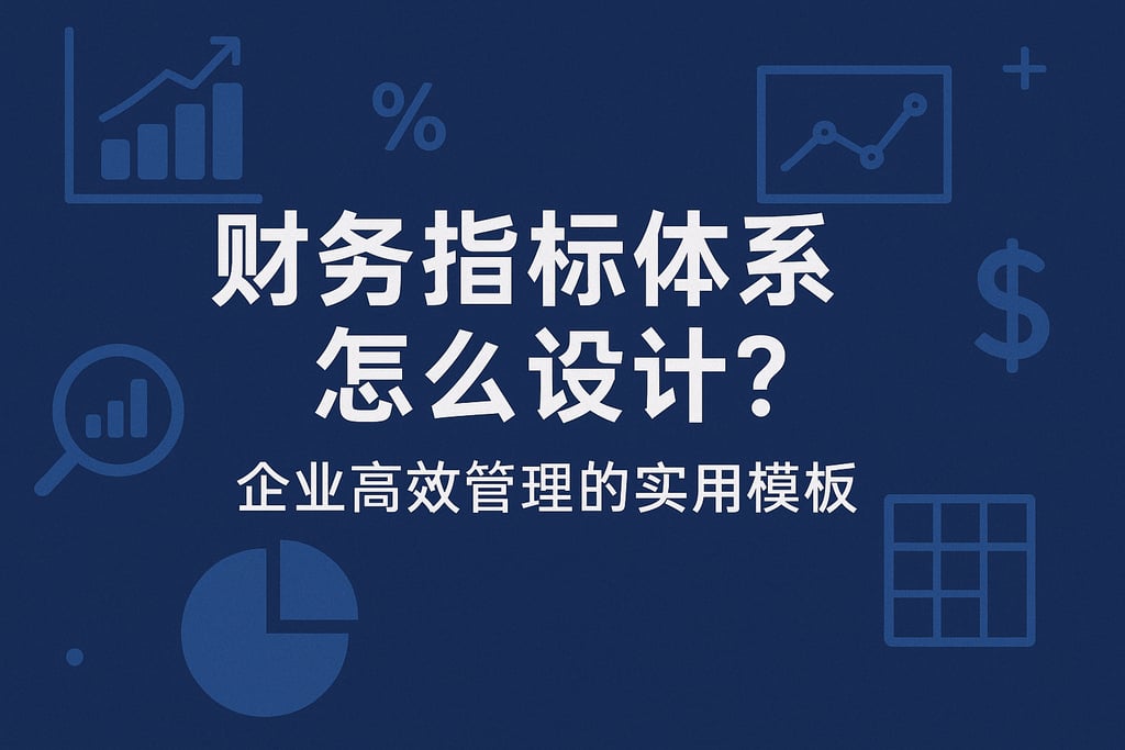 财务指标体系怎么设计？企业高效管理的实用模板
