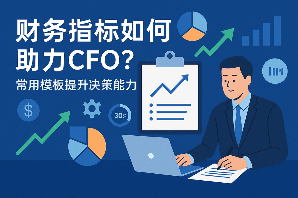 财务指标如何助力CFO？常用模板提升决策能力