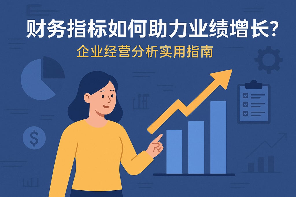 财务指标如何助力业绩增长？企业经营分析实用指南