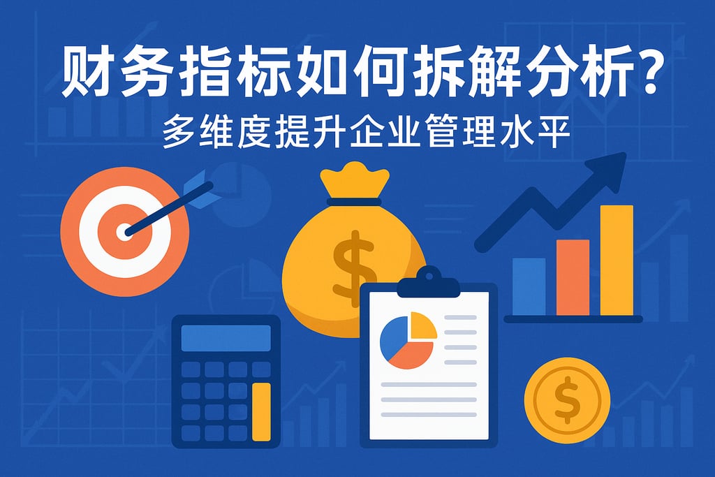 财务指标如何拆解分析？多维度提升企业管理水平