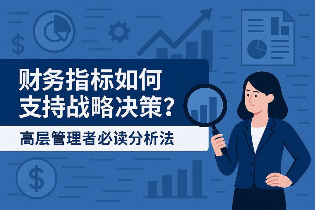 财务指标如何支持战略决策？高层管理者必读分析法
