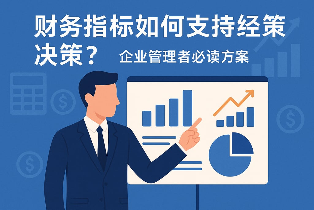 财务指标如何支持经营决策？企业管理者必读方案