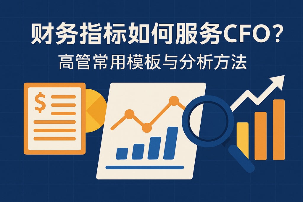 财务指标如何服务CFO？高管常用模板与分析方法