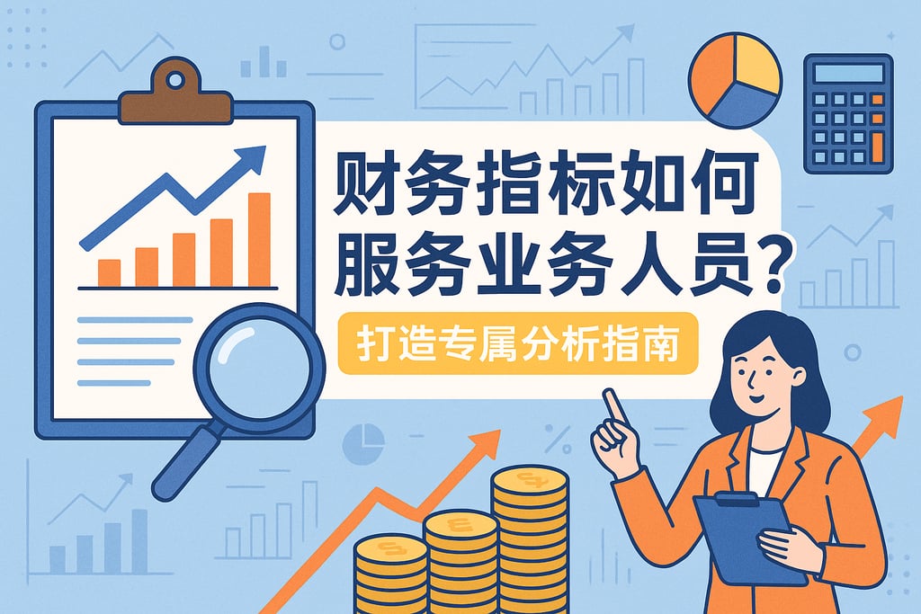 财务指标如何服务业务人员？打造专属分析指南