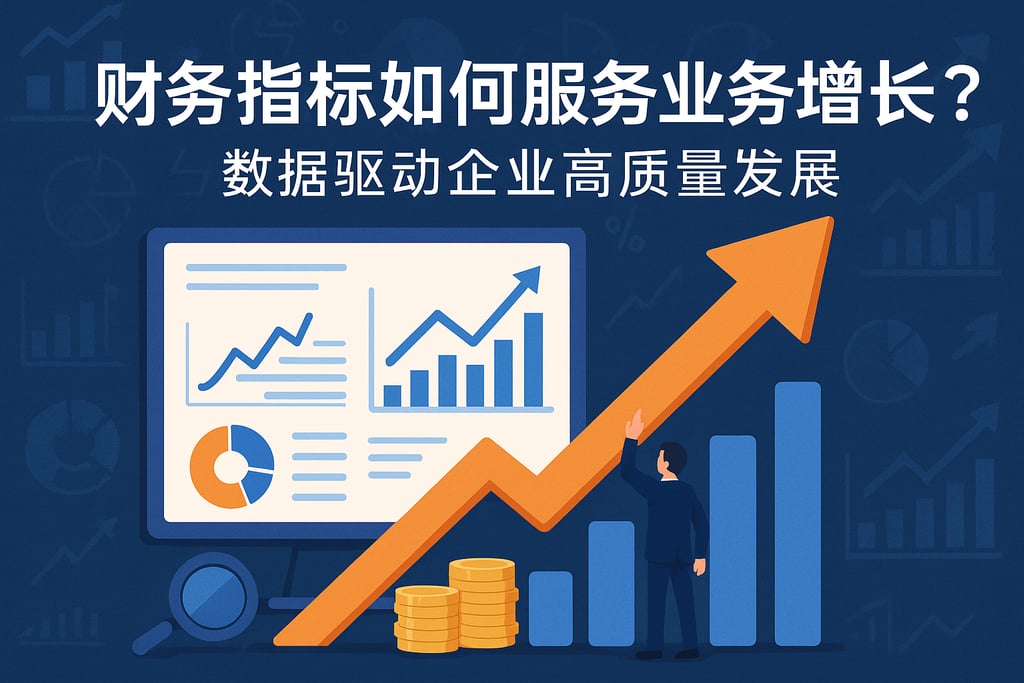 财务指标如何服务业务增长？数据驱动企业高质量发展