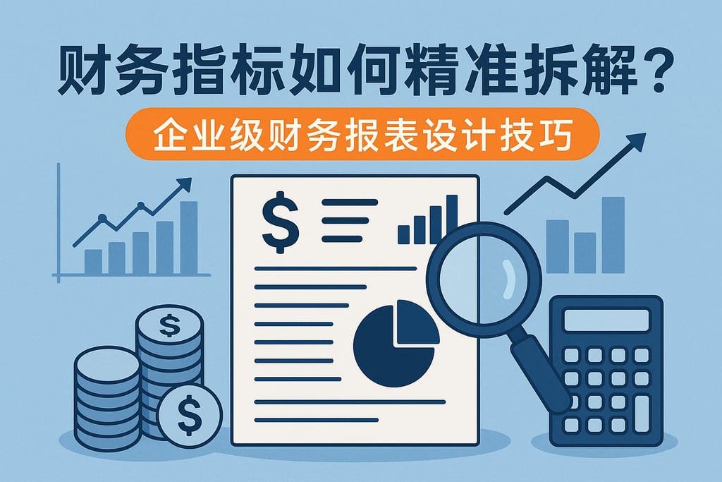 财务指标如何精准拆解？企业级财务报表设计技巧