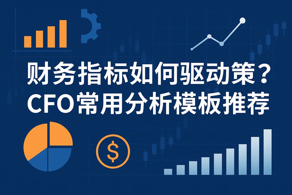 财务指标如何驱动决策？CFO常用分析模板推荐