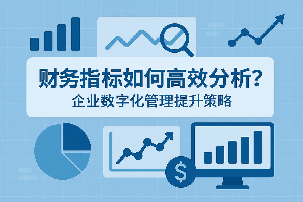 财务指标如何高效分析？企业数字化管理提升策略
