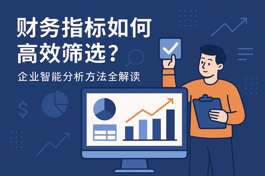 财务指标如何高效筛选？企业智能分析方法全解读