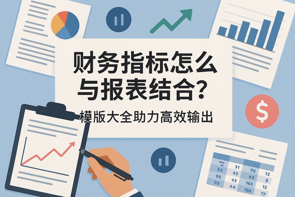 财务指标怎么与报表结合？模板大全助力高效输出