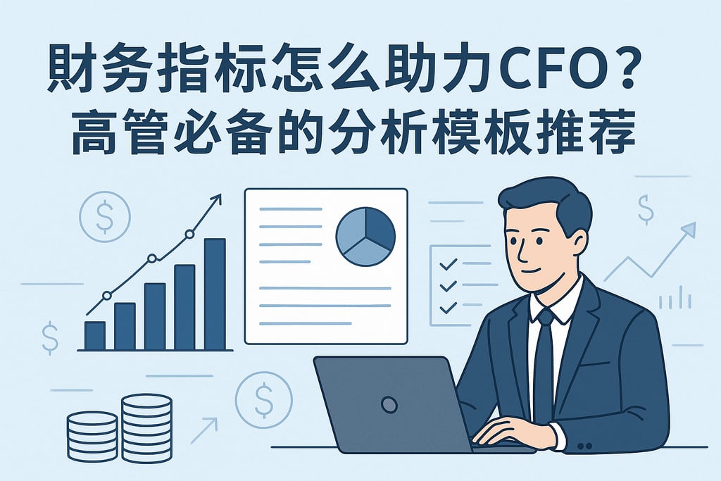 财务指标怎么助力CFO？高管必备的分析模板推荐