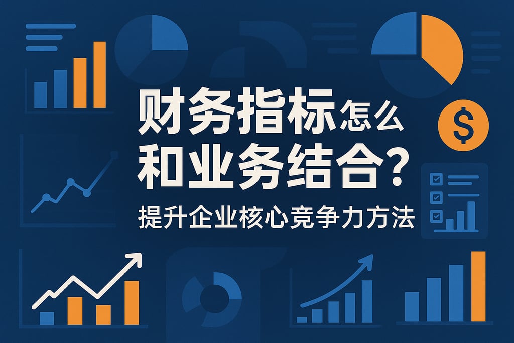 财务指标怎么和业务结合？提升企业核心竞争力方法