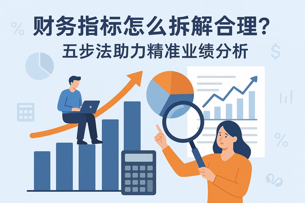 财务指标怎么拆解合理？五步法助力精准业绩分析