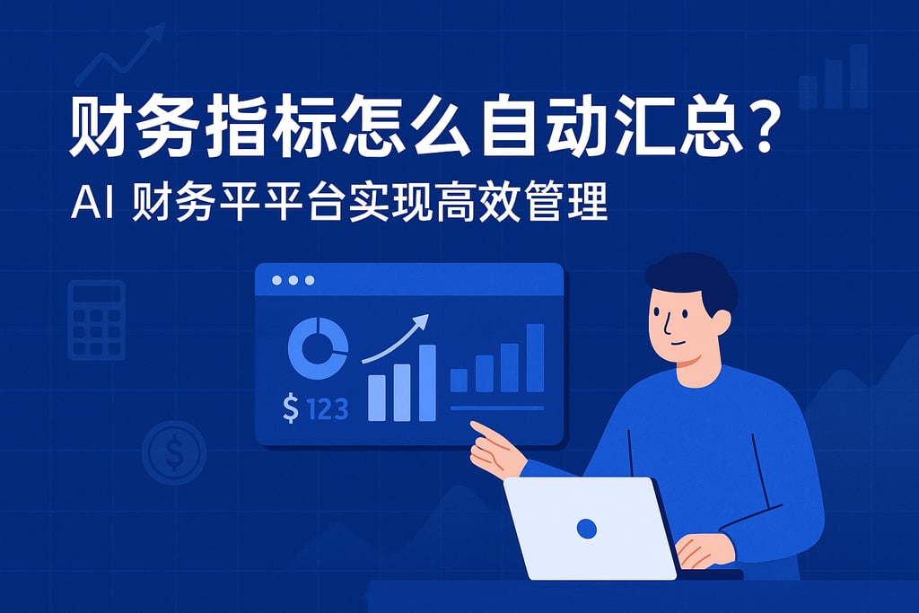 财务指标怎么自动汇总？AI财务平台实现高效管理